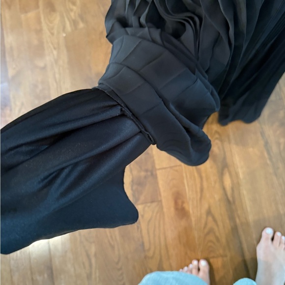 B Darlin Black Pleated Dress - Picture 2 of 7